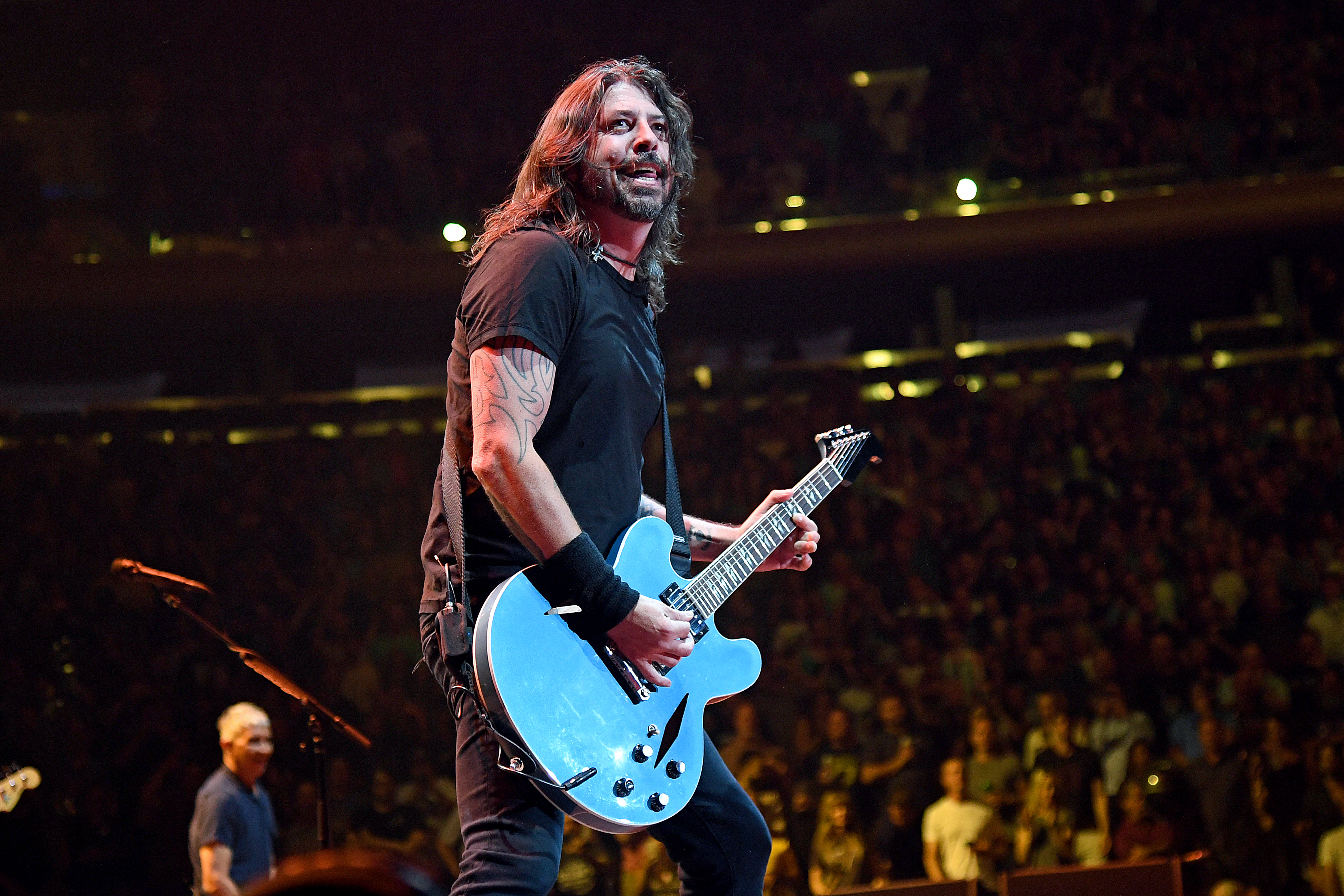 Louise once dated Foo Fighters frontman Dave Grohl
