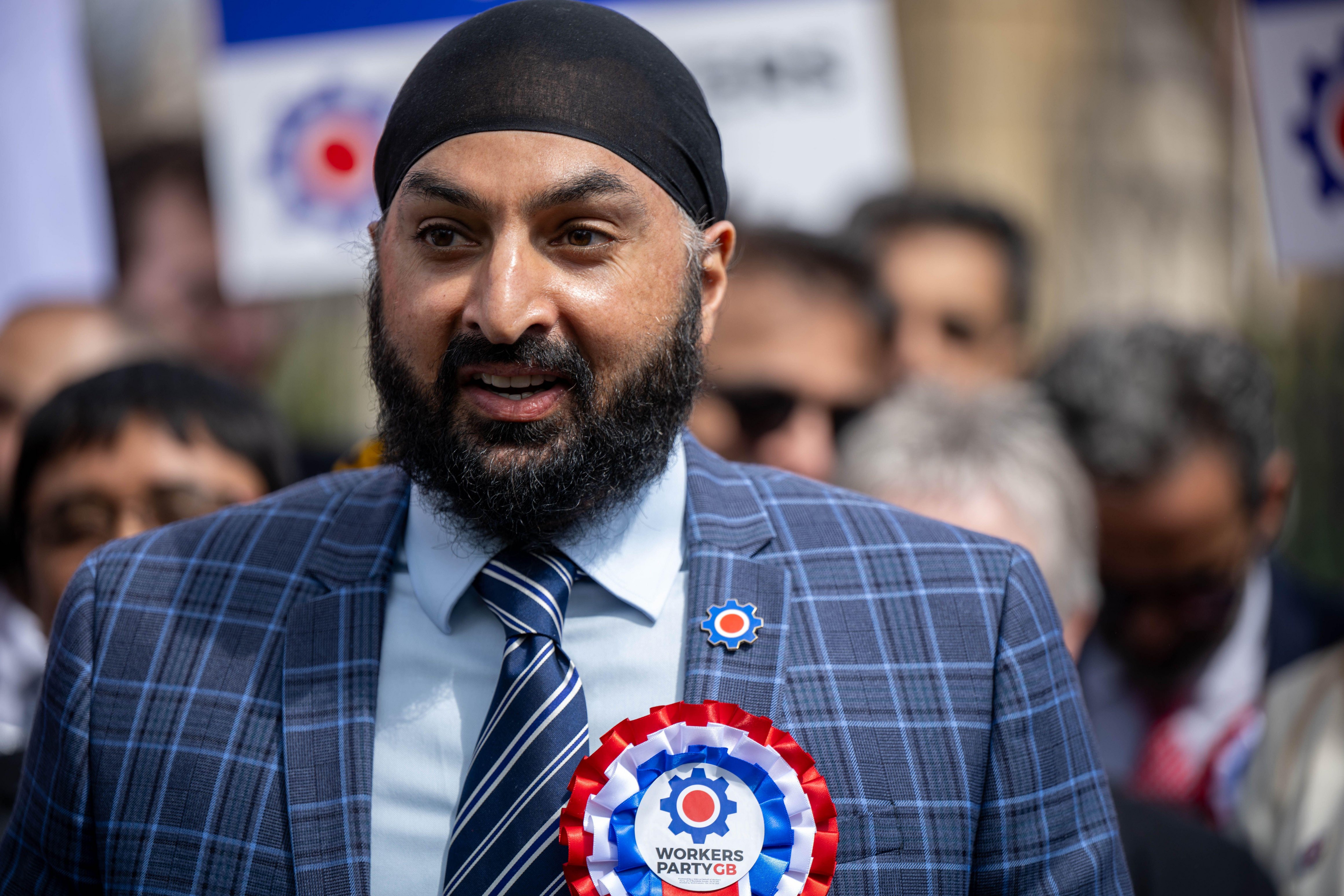 Monty Panesar today announced he will run as the Workers' Party of Britain candidate for Ealing Southall