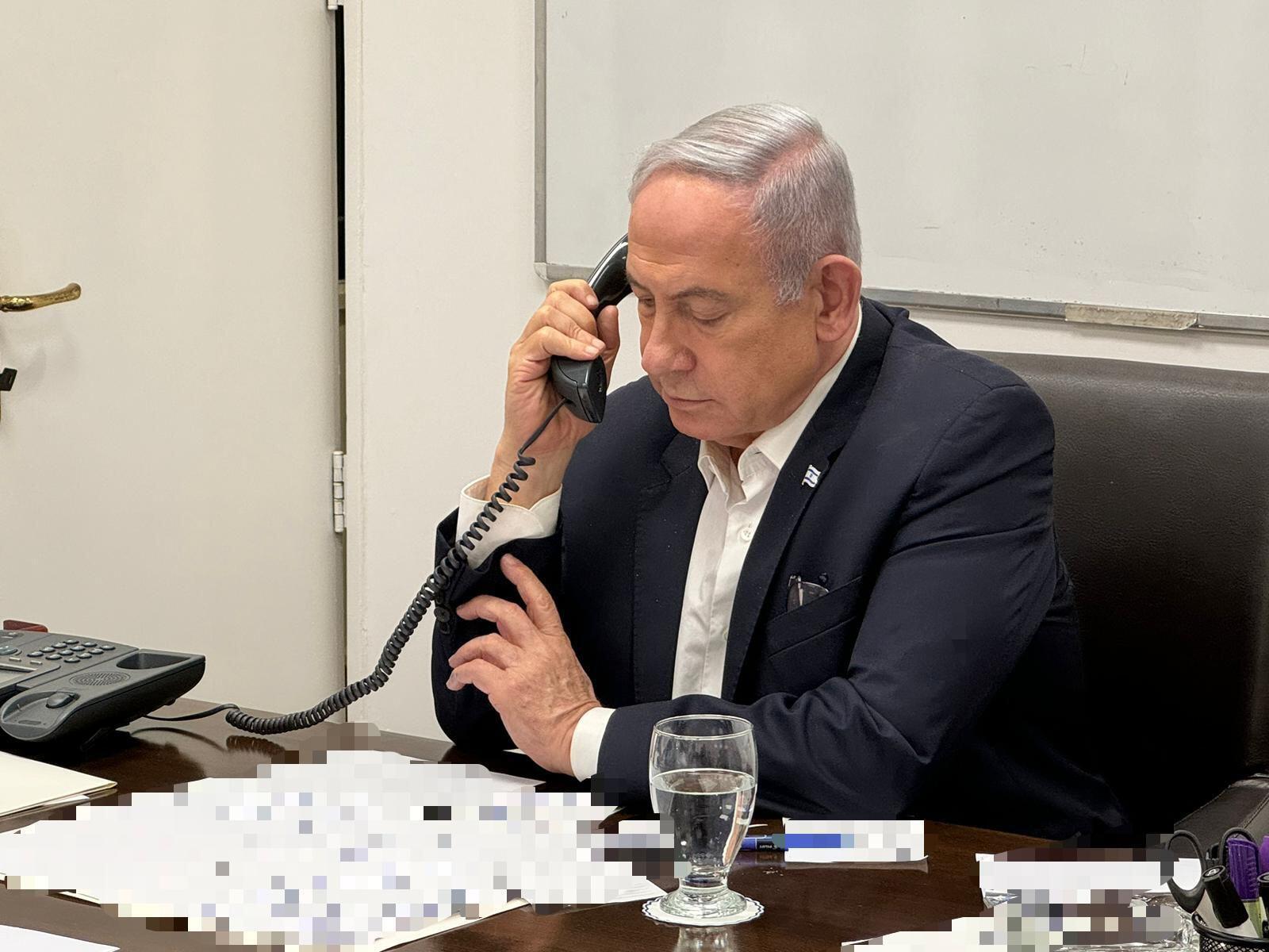 Israeli Prime Minister Benjamin Netanyahu (pictured on the phone to US President Joe Biden) has decided on his plans to strike back at Iran