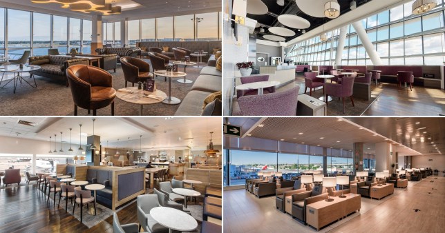 Image of lounges you can experience with Priority Pass