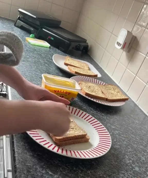 People have been left totally divided after a single mother showed off her 'poor single mum dinner'