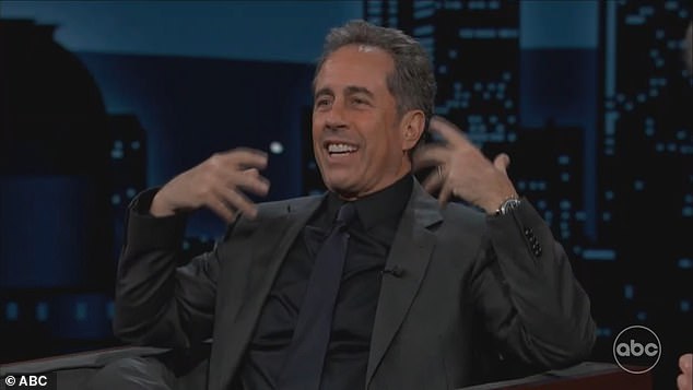 Seinfeld, 70, appeared on Jimmy Kimmel Live on Tuesday to discuss the film, which is loosely based on the true story of how the Pop Tart was created
