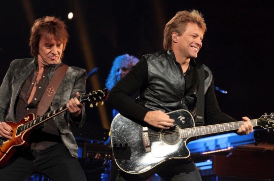 Richie Sambora and Jon Bon Jovi