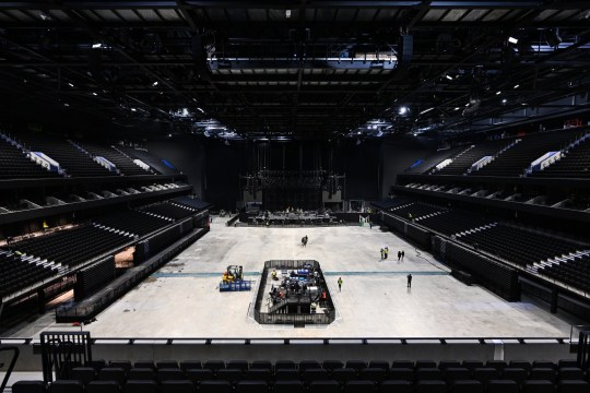 Inside the Co-op Live arena in Manchester