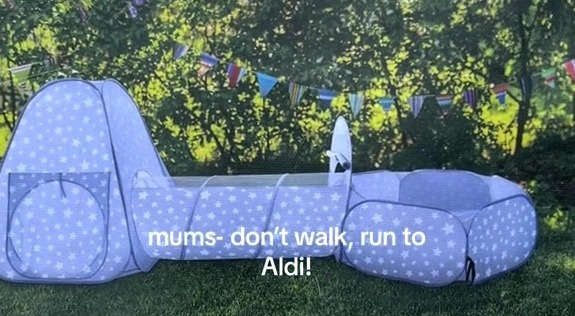 Aldi is currently selling a three-in-one playpen for toddlers for £14.99