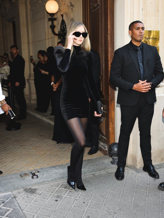 Nicole Kidman and daughter Sunday Rose at Balenciaga Paris Fashion Week show