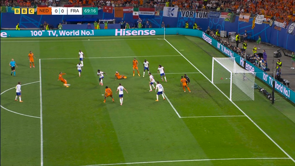France were let off after Xavi Simons' late winner was ruled out for a Denzel Dumfries offside
