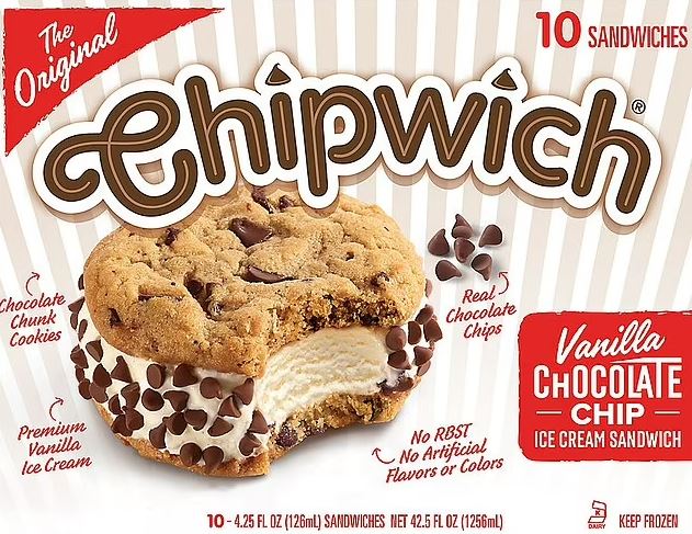 Among the brands is Chipwich and Hershey's