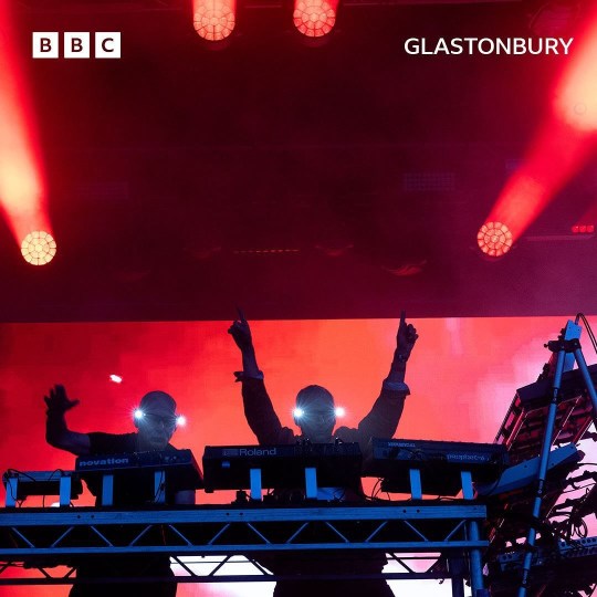 Orbital at Glastonbury.