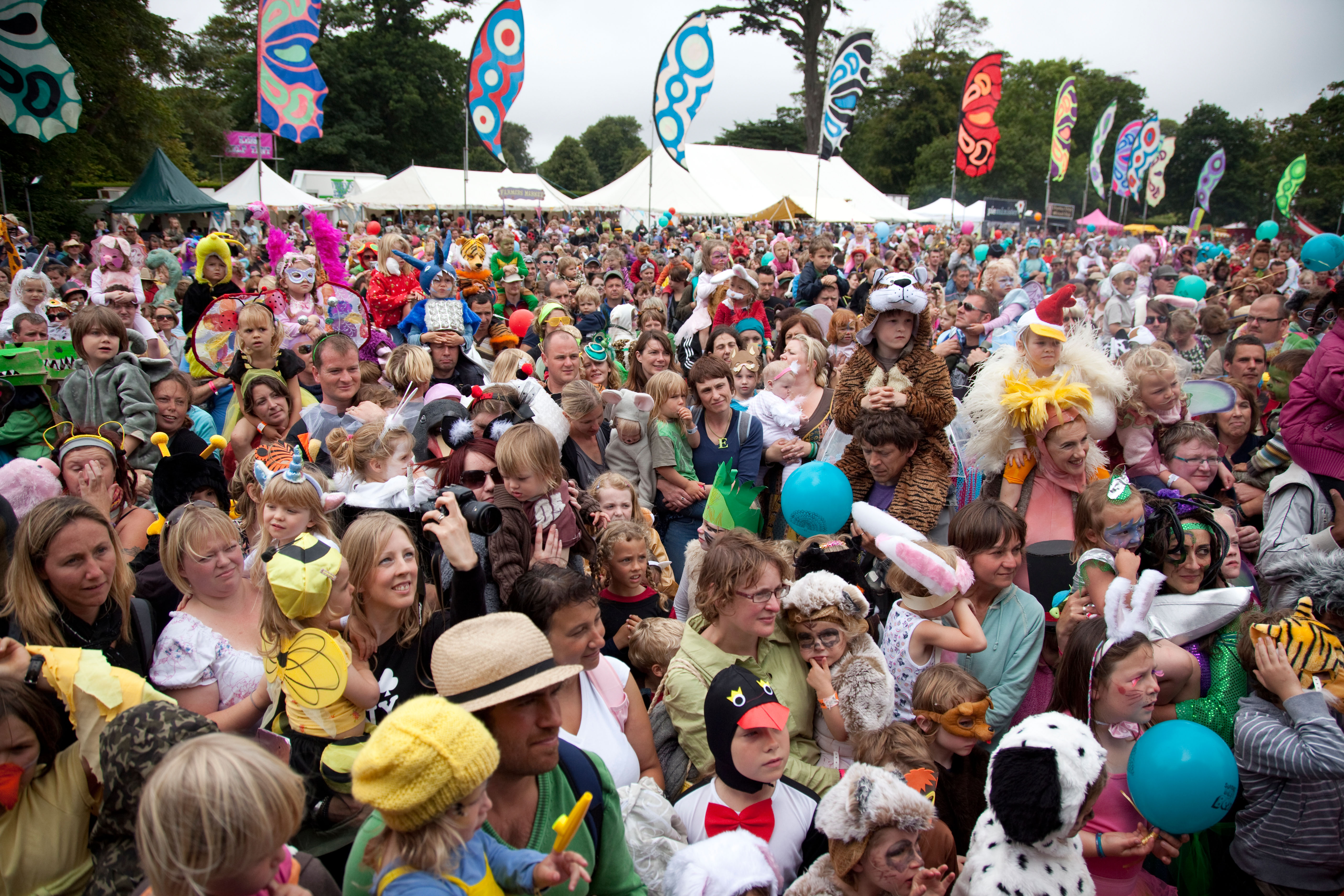 Fancy dress is strongly encouraged for those attending Camp Bestival in Dorset