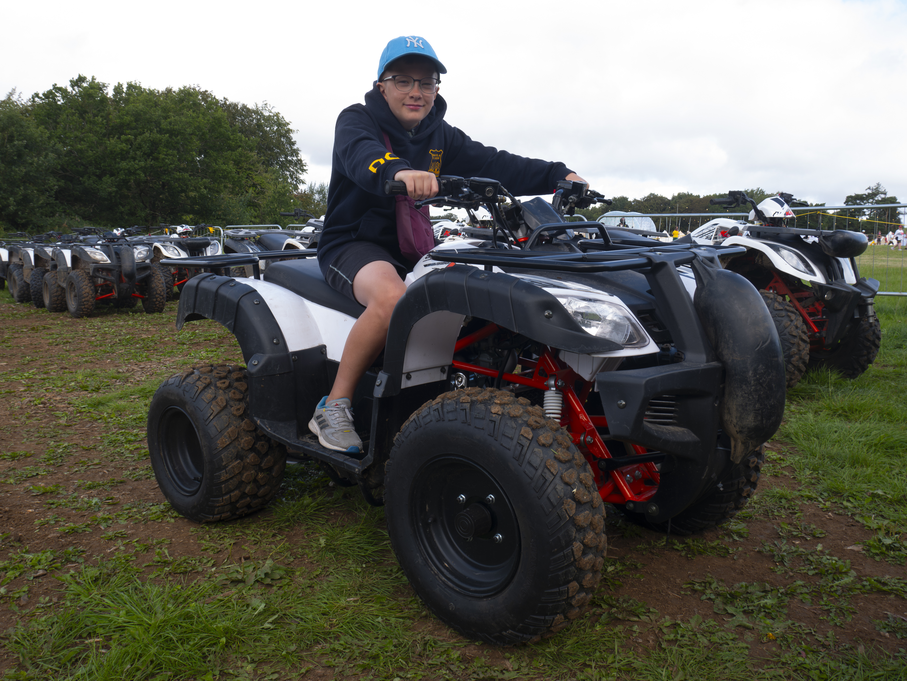 Other activities at Camp Kindling include quad-biking and zorbing