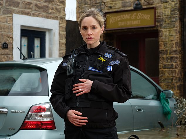 Sophie starred as heavily pregnant PC Joanna Marshall in her thriller After The Flood which aired back in January as she joked during an appearance on The One Show: 'I am now pregnant in real life. So this is starting to feel like the longest pregnancy any human woman has ever endured'