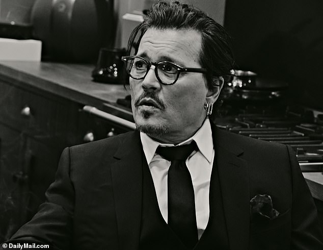 Depp has lately been staying in London while editing his directorial feature Modi, a biopic of the Italian artist Amedeo Modigliani; pictured in the film