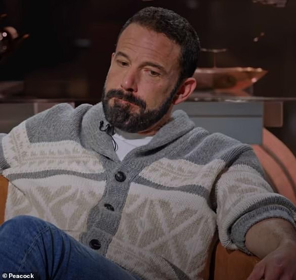 Ben Affleck seems to be the most miserable man in Hollywood as he is often seen looking downcast when out in Los Angeles and appearing irritated at red carpet events. Seen in a new episode of Hart To Heart