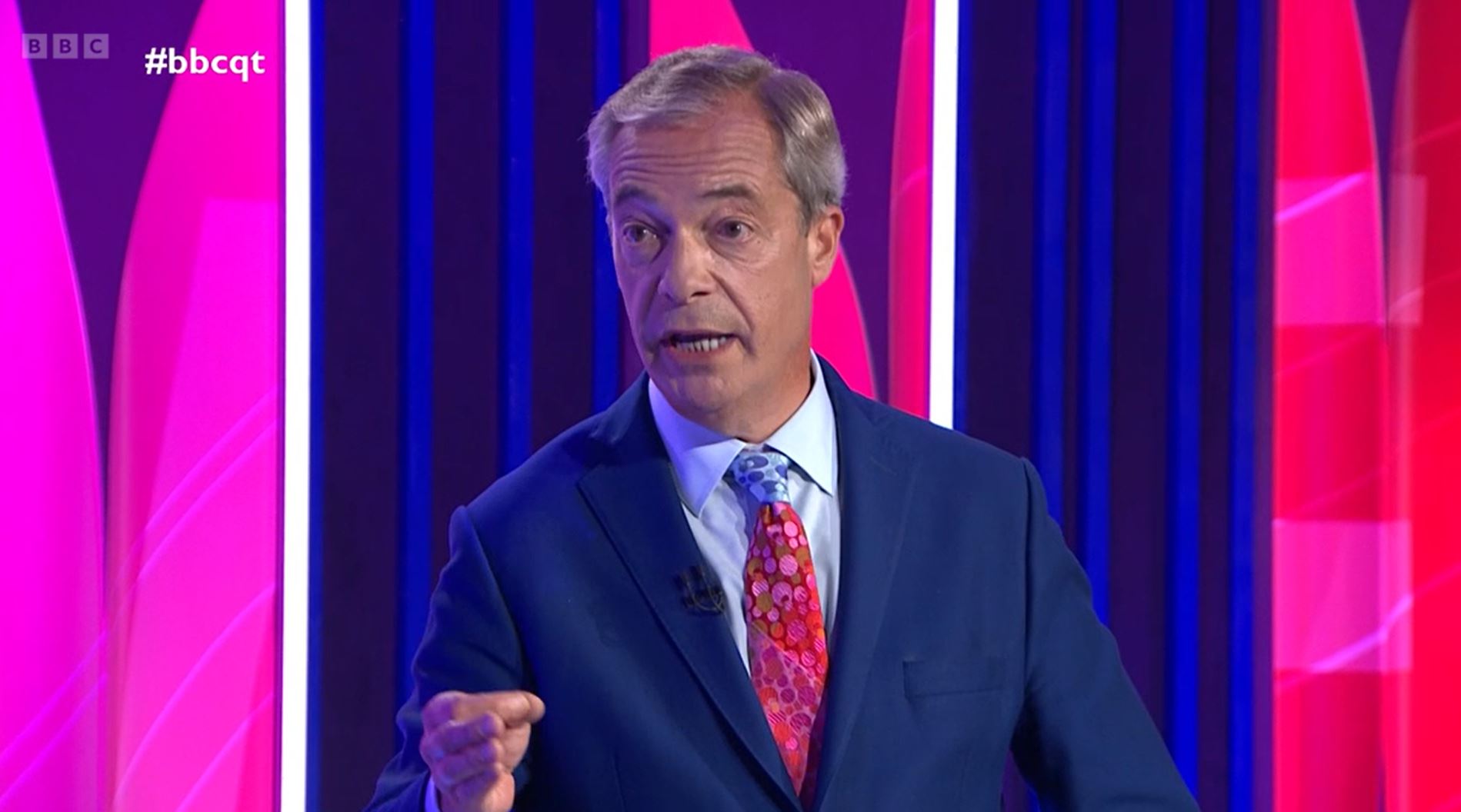 Nigel Farage blasted the incident and insisted it was a 'set up'