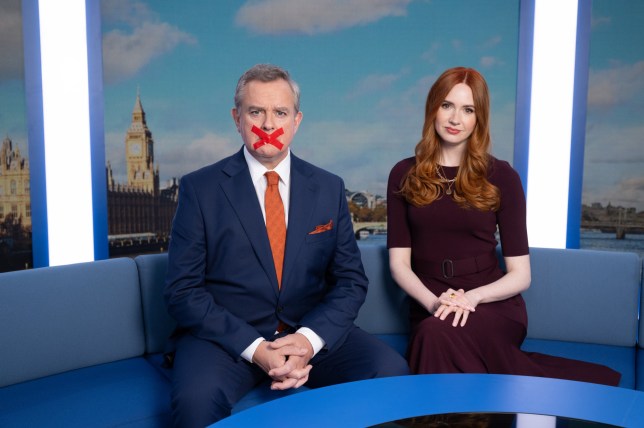 ITV viewers have been left divided after tuning in to the new series Douglas is Cancelled, which stars Hugh Bonneville and Karen Gillan.