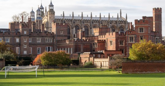 The famous public boarding school, Eton College in Eton, Windsor, Berkshire.