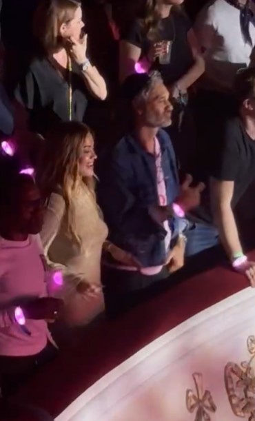 Rita Ora looked very excited alongside her husband