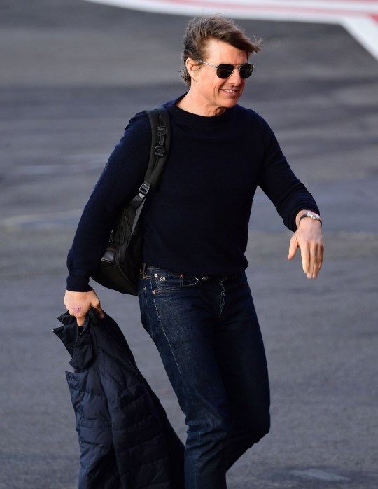 Tom Cruise injured hand in London