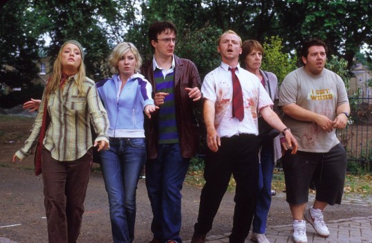 Simon Pegg in Shaun of the Dead