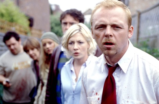 Simon Pegg in Shaun of the Dead