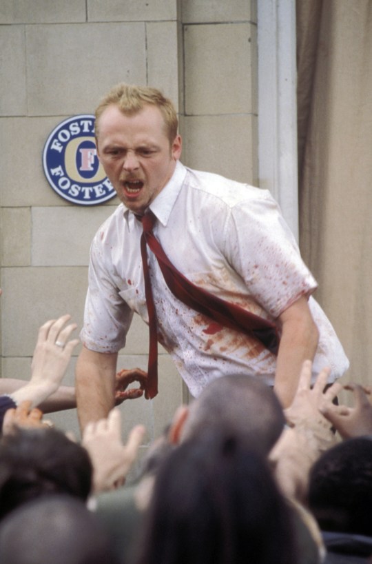 Simon Pegg in Shaun of the Dead