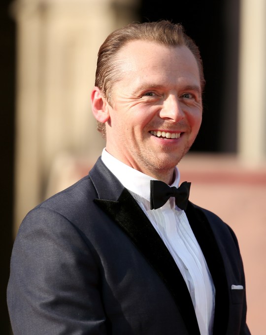 Simon Pegg Mission: Impossible premiere