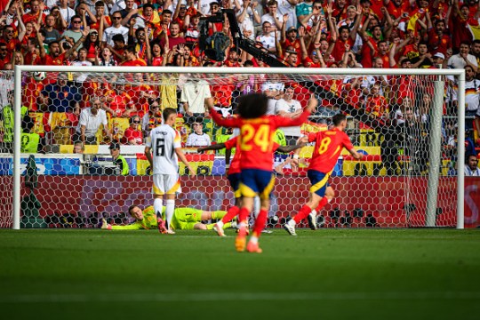 Spain knocked out hosts Germany