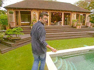 The Wham! singer told Oprah Winfrey how much he loved the pool house