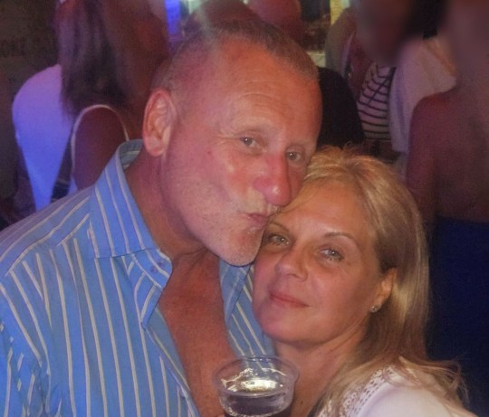 PIC FROM Kennedy News and Media (PIC SHOWS: LOUISE WALKINGTON, 56, WITH FIANCE GARETH WILLIAMS, 60, BEFORE HE COLLAPSED ON THE DANCEFLOOR) A holidaymaker thought her new fiance was about to die in her arms - when he collapsed on the dancefloor after popping the question during a romantic holiday. Louise Walkington, who lives in Sittingbourne, Kent, was holidaying with her partner Gareth Williams in Kavos, Corfu, earlier this month when he made a shock marriage proposal a few days into the trip. Gareth - a 60-year-old former housing company foreman - decided to pop the question in the same resort where the pair had met the year before while on holiday. DISCLAIMER: While Kennedy News and Media uses its best endeavours to establish the copyright and authenticity of all pictures supplied, it accepts no liability for any damage, loss or legal action caused by the use of images supplied and the publication of images is solely at your discretion. SEE KENNEDY NEWS COPY - 0161 697 4266