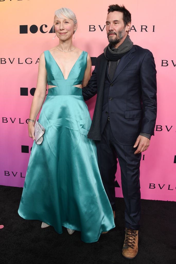 Alexandra Grant and Keanu Reeves attend The MOCA Gala 2024 