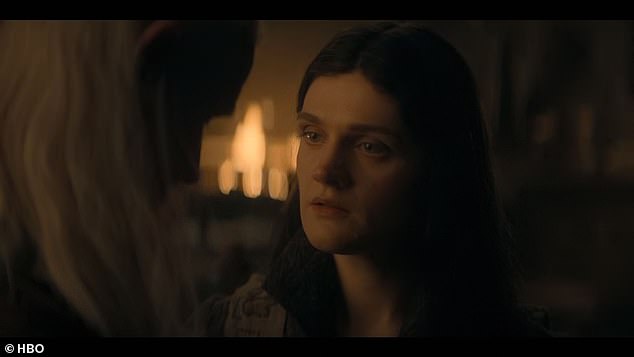 Daemon wakes suddenly and grabs his sword, stalking about the castles, when he finds Alys Rivers (Gayle Rankin), who says, ' It's a touch late to be stalkin' about a strange castle, putting its people to the sword'