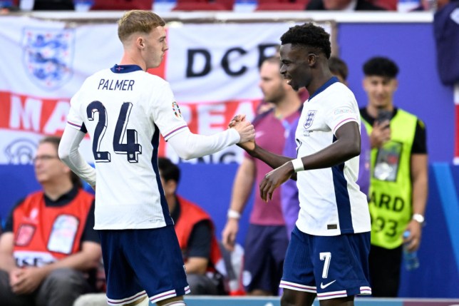 Bukayo Saka and Cole Palmer have been two of England's brightest stars at Euro 2024