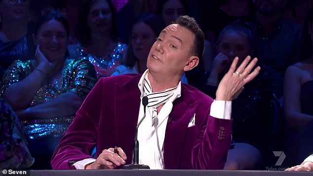 'It was out of time. It lacked dynamic. The hip and leg action was not there in the slightest, so it didn't look like a cha-cha' said said Craig Revel Horwood (pictured)