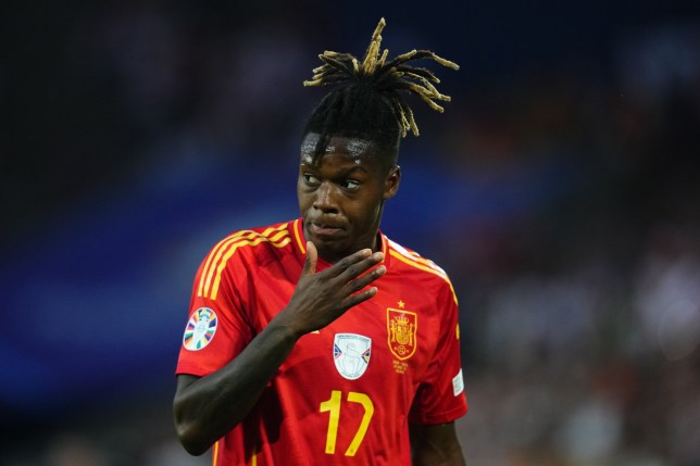 Nico Williams of Spain at Euro 2024