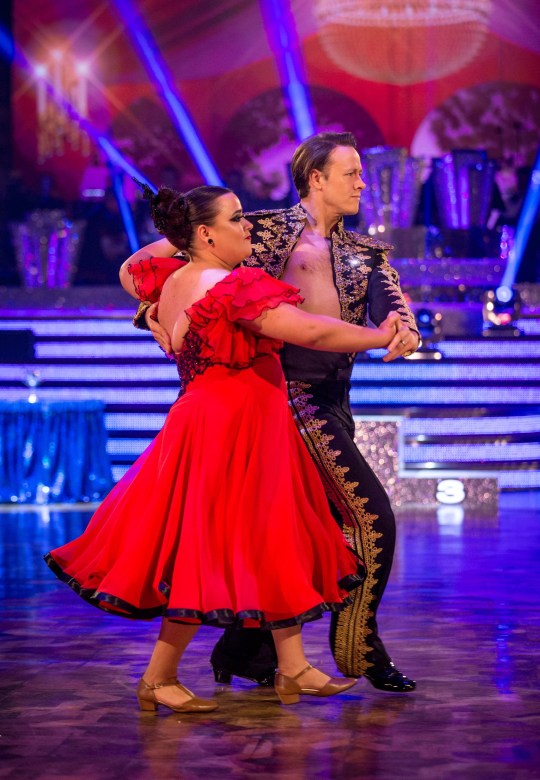 Susan Calman and Kevin Clifton on Strictly Come Dancing