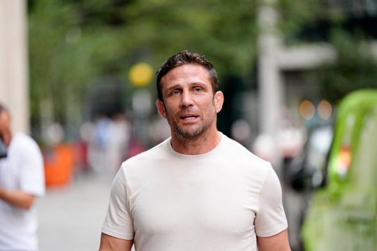 Alex Reid arriving at the Rolls Building, London 