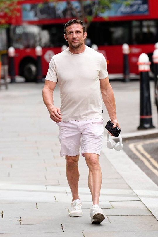 Alex Reid arriving at the Rolls Building, London, where his former partner Katie Price is facing questions over her finances at a public examination in court. Picture date: Tuesday August 27, 2024. PA Photo. See PA story COURTS Price. Photo credit should read: Aaron Chown/PA Wire