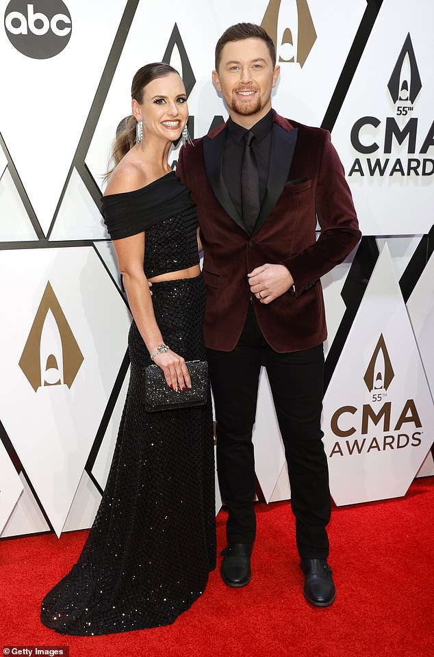 The country singer has been married to wife Gabi since 2018; pictured 2021