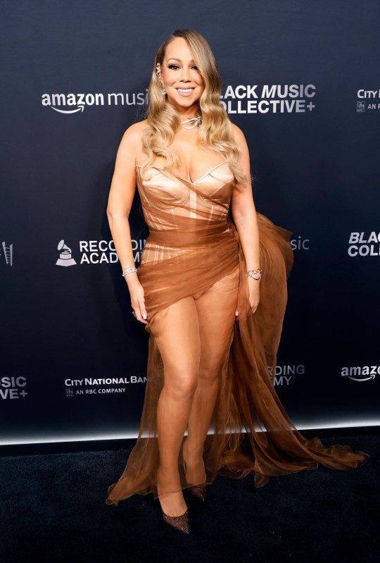 Mariah Carey attends the 2024 Recording Academy Honors presented by The Black Music Collective at Fairmont Century Plaza 