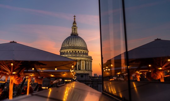 See St Paul’s from a new perspective with a rooftop meal at Madison