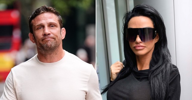 Katie Price’s ex-husband Alex Reid arrives at court for her bankruptcy hearing after arrest compilation photo 