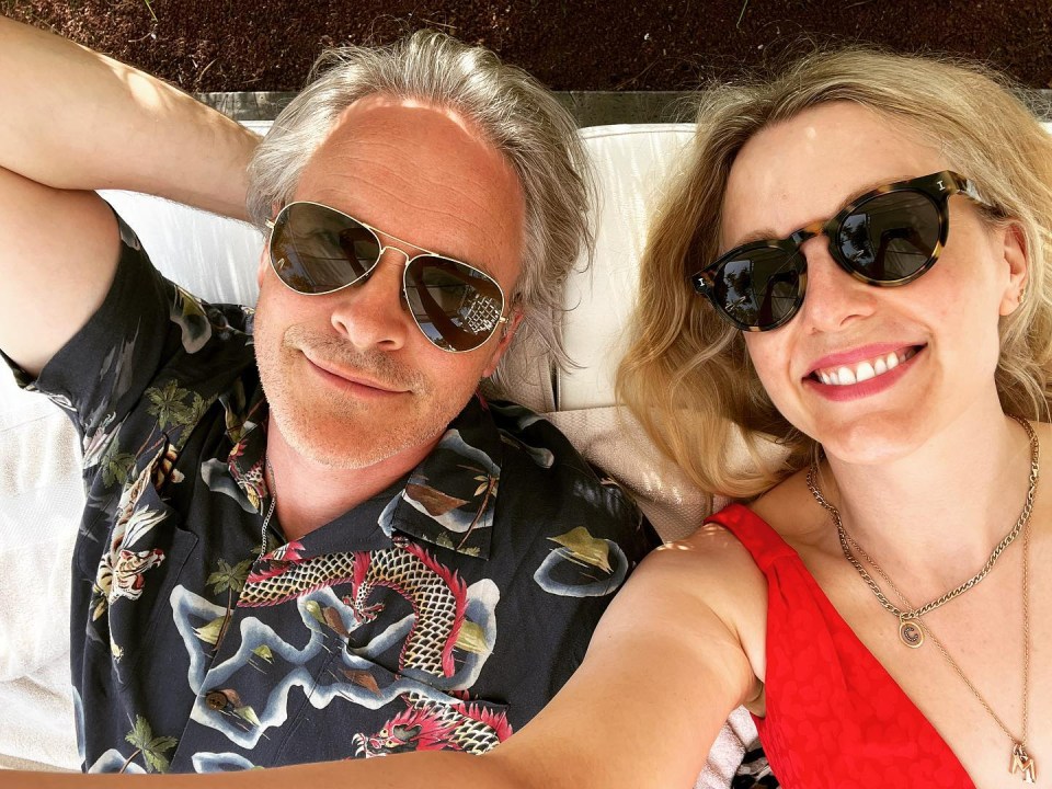 Lauren Laverne with husband Graeme Fisher