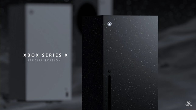 Xbox Series X 'Galaxy Black' edition (YouTube)