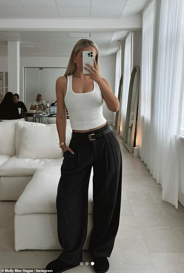 Elsewhere on Wednesday, Molly-Mae looked typically stylish in a slew of stunning Instagram snaps