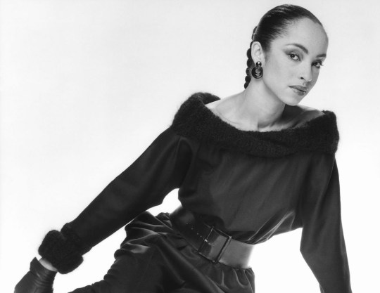 British singer songwriter Sade Adu poses for the camera