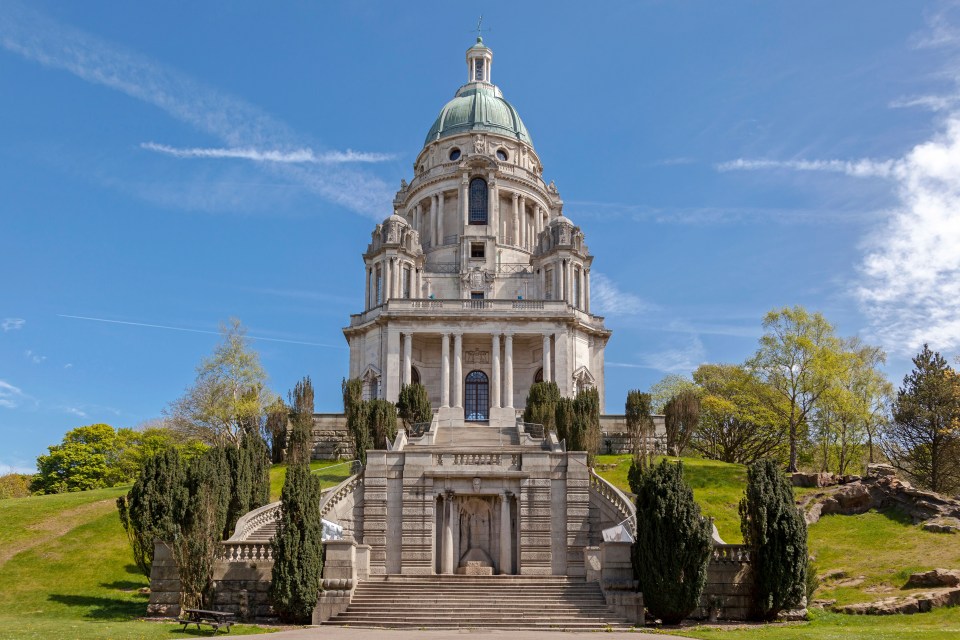 Ashton Memorial (pictured) dominates the city's skyline