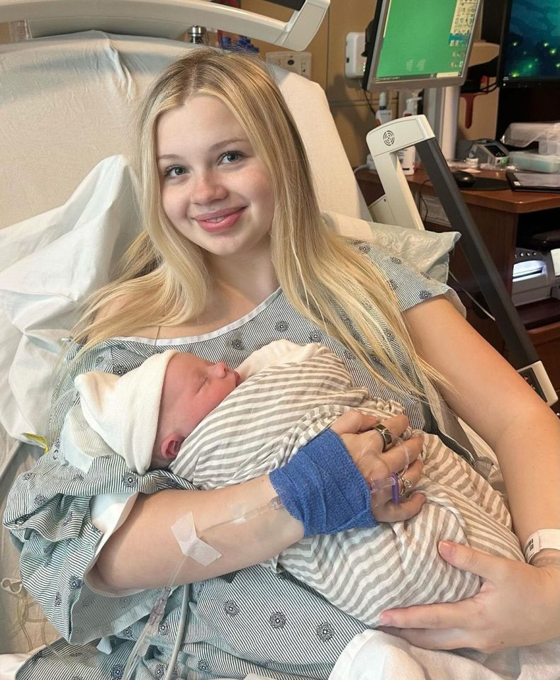 Maddie, now 20, has welcomed her second child