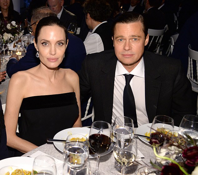 Angelina Jolie and Brad Pitt in New York City in 2015