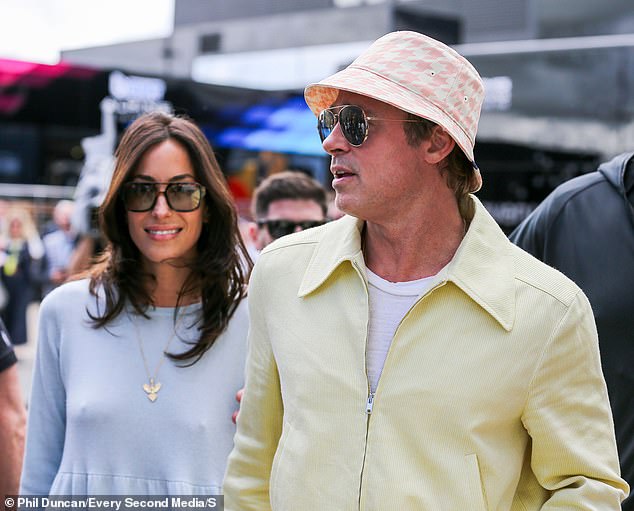 The couple spotted together at the 2024 British Grand Prix where Brad was promoting his upcoming film about the sport